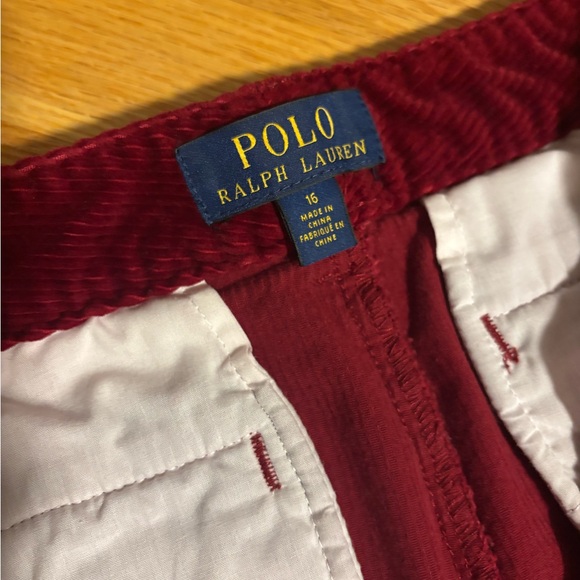 Polo Ralph Lauren Men's Red Corduroy Pants - Picture 3 of 4